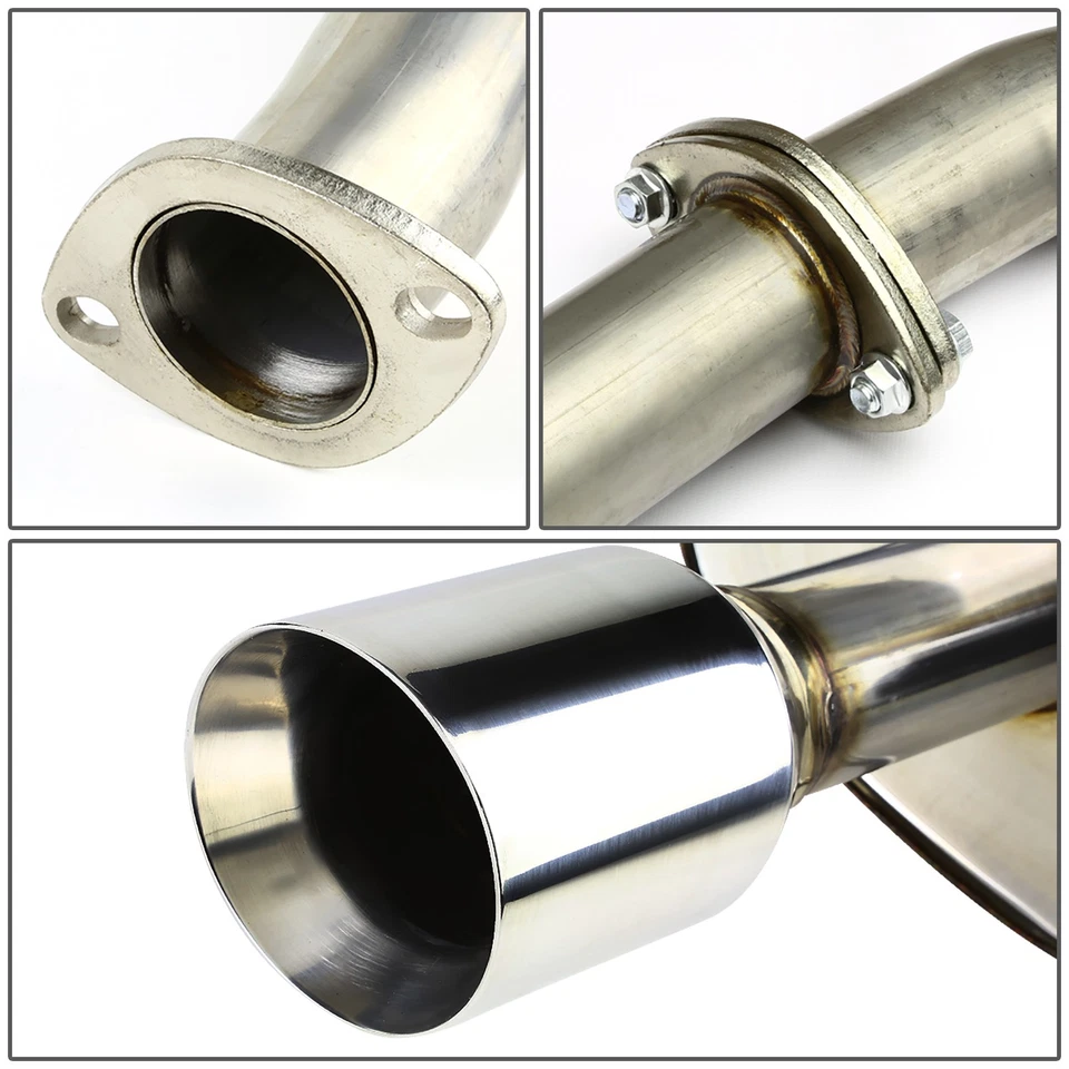 PARA 09-15 NISSAN MAXIMA A35 3.5 V6 4" PUNTA ENROLLADA SISTEMA CATBACK ESCAPE ACERO INOXIDABLE Foto 2 de 4