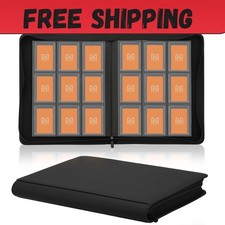 Toploader Binder Holds 288 Toploaders 9 Pocket Top Loader Binders for 3 x 4''