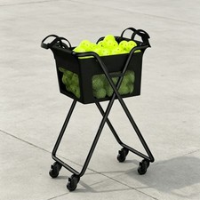 Pickleballwagen faltbar Tennisballwagen klappbar f&uuml;r Training, Pickleballplatz
