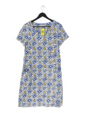 White Stuff T-Shirt Midi Dress M in Blue