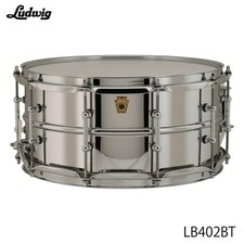 Ludwig LB402BT 6.5 Inch Chrome Over Brass Snare Drum Used with Case