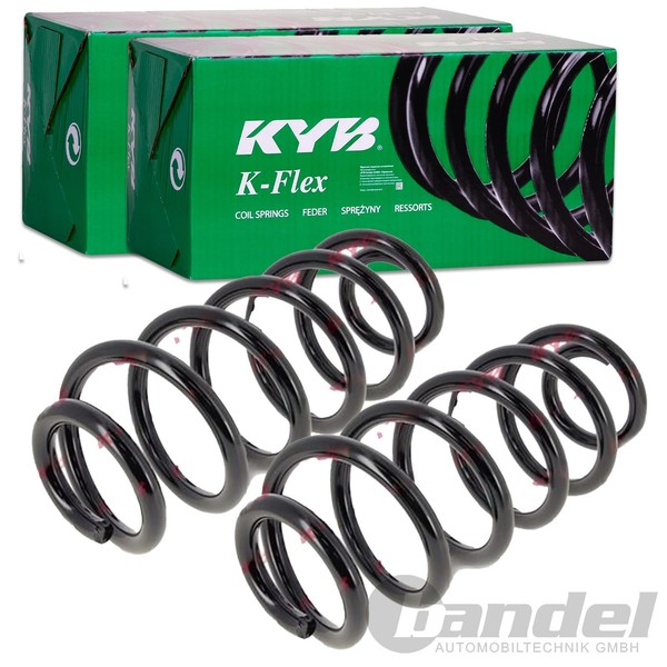 2X KYB K-FLEX Fahrwerksfedern Vorne Passend FÜR Audi A6 Links+Rechts-image