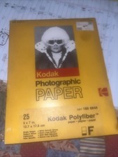 NEW vintage 25 Pack Kodak Photographic Paper Polyfiber F 8 x 10