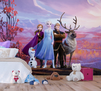 Disney Frozen Kinder Schlafzimmer Wandbild Tapete RiesengrößE Mit Klebend