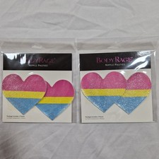 Body Rage Nipple Pasties Pansexual Pride Parade Festival LGBTQ Club Dance Party