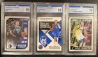 Luka Doncic 3 Card Basketball Lot Mavericks Lakers Hoops Panini Donruss AGS 10