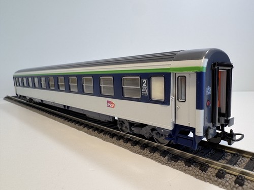 PIKO 97041 - Voitures Corail couchettes 2.cl  B10c10ux de la SNCF ép.VI en HO | Condition: Occasion