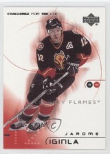 2001-02 Upper Deck Challenge for the Cup Jarome Iginla #9 HOF 0a0