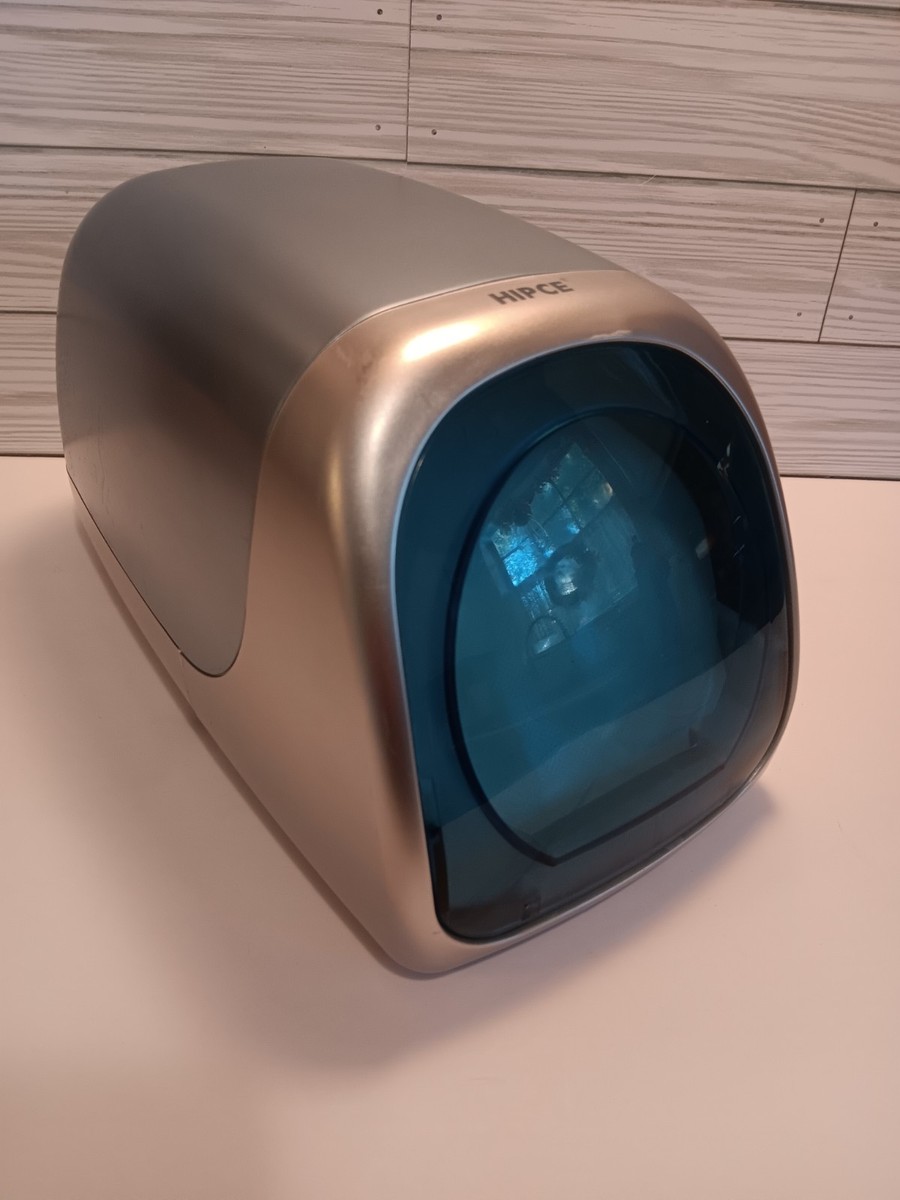 HIPCE One Touch CD/DVD Storage Box Blue Gray Slide Out Storage