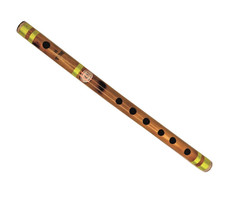 Handmade Natural Bamboo Flute Woodwind Musical Instrument Bansuri 14  B Scale