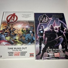 Avengers Time Runs Out Volume 1 & 2 Jonathan Hickman Hardcover Brand New Sealed