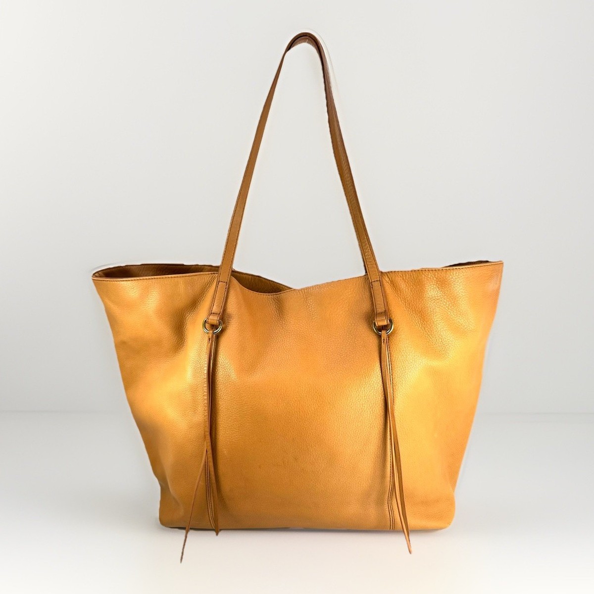 HOBO Kingston XL Velvet Hide Leather Convertible Tote Bag, Tan