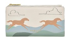 RADLEY MULTICOLOURED KENTUCKY DERBY LEATHER BIFOLD MATINEE PURSE WALLET LTD NEW!