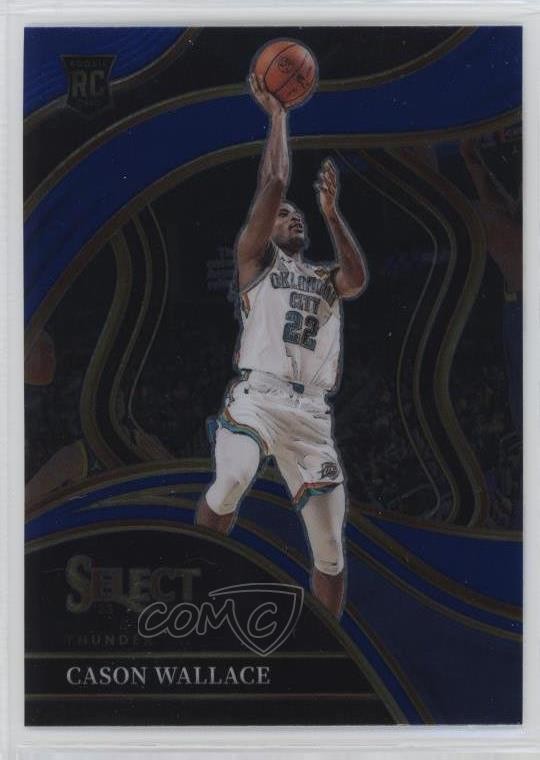 2023-24 Panini Select Courtside Blue Cason Wallace #298 18k2