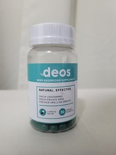 DEOS Internal Deodorant Supplement Full Body Deodorizer Exp 2/28 Ships Free