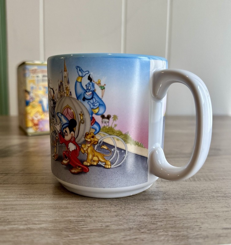 NIB - COLLECTIBLE Walt Disney World 25th Anniversary Remember The Magic Mug 1996