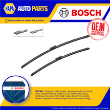 Image of 2x Wiper Blades (Pair) Flat Aero type A965S 3397118965 Bosch Aerotwin 700/600mm