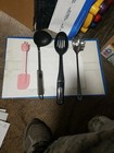 Kitchen Utentils MIXTURE/LOT:,LADLE; SPAGETTI;SLOTTED;SCRAPER;KitchenAid;IKEAetc — photo 1