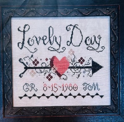 New Hands To Work LOVELY DAY Cross Stitch Pattern Chart