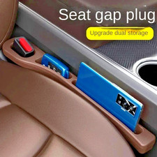 2pcs Car Seat Gap Filler Organizer Console Storage Pocket Auto Interior Holder