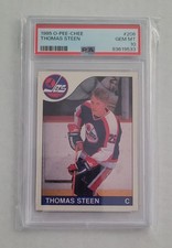 1985-86 O-Pee-Chee OPC #206 Thomas Steen - PSA 10 GEM MINT