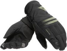 Dainese Plaza 3 Lady D-Dry Gloves - Black/Bronze-Green Motorcycle Motorbike
