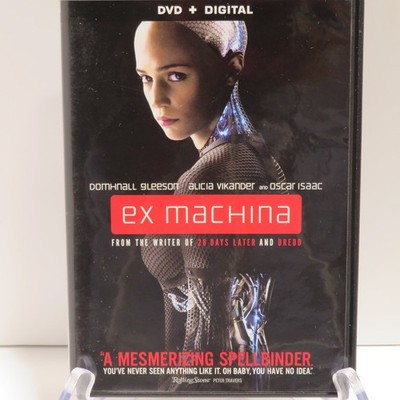 Ex Machina DVD 2014 Domhnall Gleeson, Alicia Vikander, Oscar Isaac