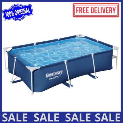 [SALE] Bestway Steel Pro 8.5ft Rectangular Above Ground Swimming Pool