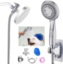 Dog Shower Attachment,Shower Head Sprayer Attachment with ON/OFF Shower Head,