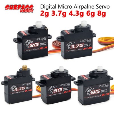 Surpass Hobby RC Servo 2g 3.7g 4.3g 6g 8g Micro Servo für 1/24 RC Car Airplane