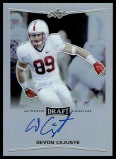 Devon Cajuste Rookie AUTO 2016 Leaf Metal Draft #BA-DC1 Stanford Cardinal