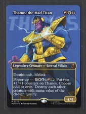 Thanos, the Mad Titan [Borderless] #376 Prices | Magic Marvel