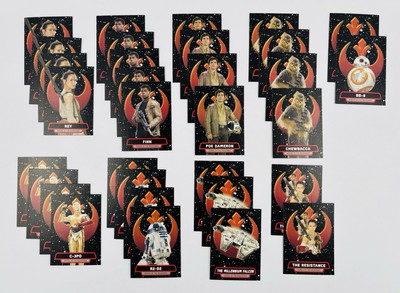 JOURNEY TO STAR WARS: THE FORCE AWAKENS  Heroes Of The Resistance  Subset Cards