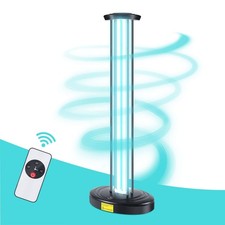 JTAPURE 100W UV Light, Ultraviolet Lamp Purifier for Whole Unisize, Black