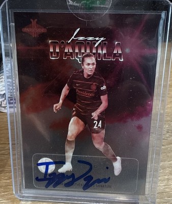 Izzy D Aquila 2024 Parkside NWSL RETRO AUTO Autograph RED # 7/10