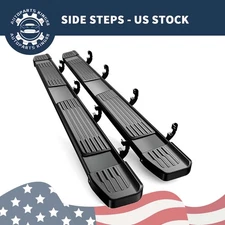 6" Running Boards For 2020-2026 Silverado Sierra 1500 2500 HD 2500 HD Crew Cab