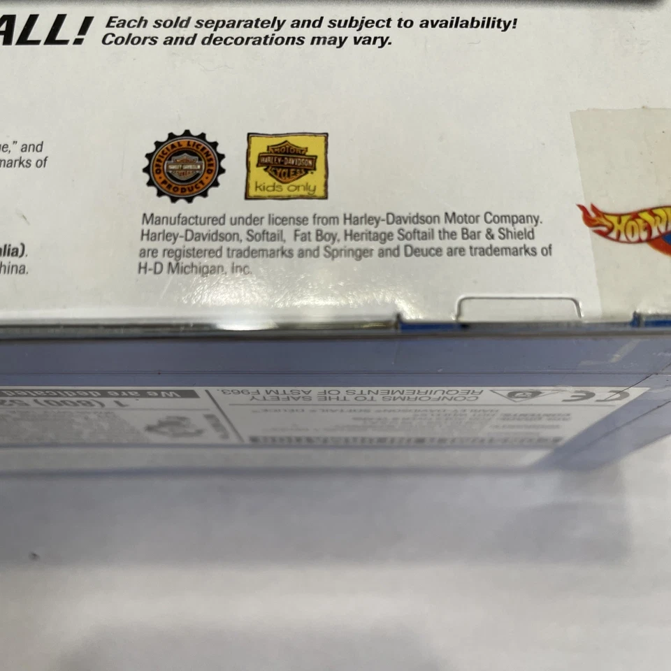 Harley Davidson Hot Wheels F661171 Softail® Deuce de colección nueva en caja. 5" Foto 3 de 4