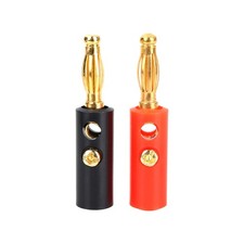 20PCS 4mm Banana Plug Speaker Connector Black&Red Female Speaker