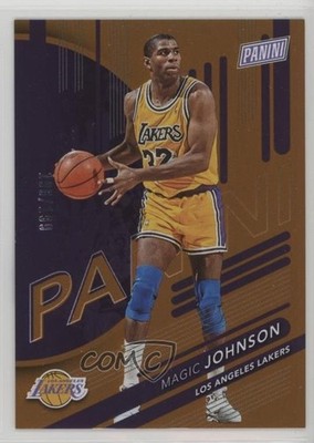 2024 Panini National Convention Orange /199 Magic Johnson #43 HOF 02ti