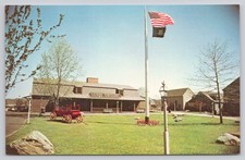 Olde Mistick Village Mystic Connecticut Yankee Peddler Postcard Chrome