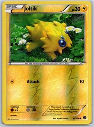 Joltik 41/114 Steam Siege Reverse Holo Common Pokemon Card
