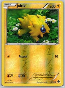Joltik 41/114 Steam Siege Reverse Holo Common Pokemon Card