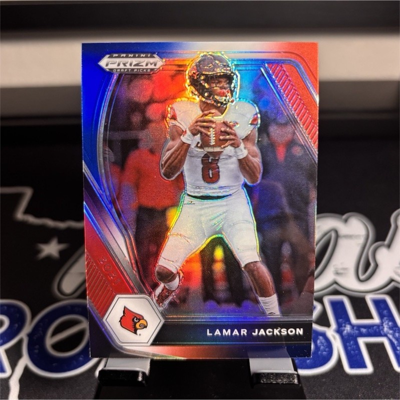Panini 2021 Prizm Draft Picks Lamar Jackson #26 Louisville Cardinals NCAA
