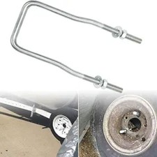 Trailer Spare Tire Mount Bracket U-Bolt Tire Carrier Holder Fit for Side Mount 4