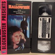 John Carpenter's HALLOWEEN (1978) Blockbuster Presents VHS 1995 Horror