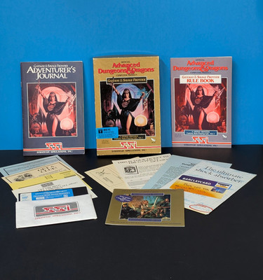 AD&D Gateway to the Savage Frontier PC Big Box SSI Gold Box CIB 5.25 Disks V