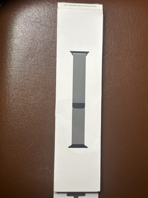 apple milanese loop Graphite Stainless Steel Watch Band