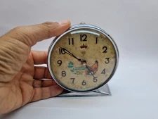Vintage◇Sveglia Con Gallina Funzionante