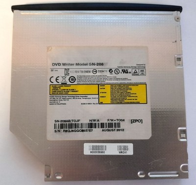 DVD Writer SN 208   Slimline SATA   voll funktionsfähig