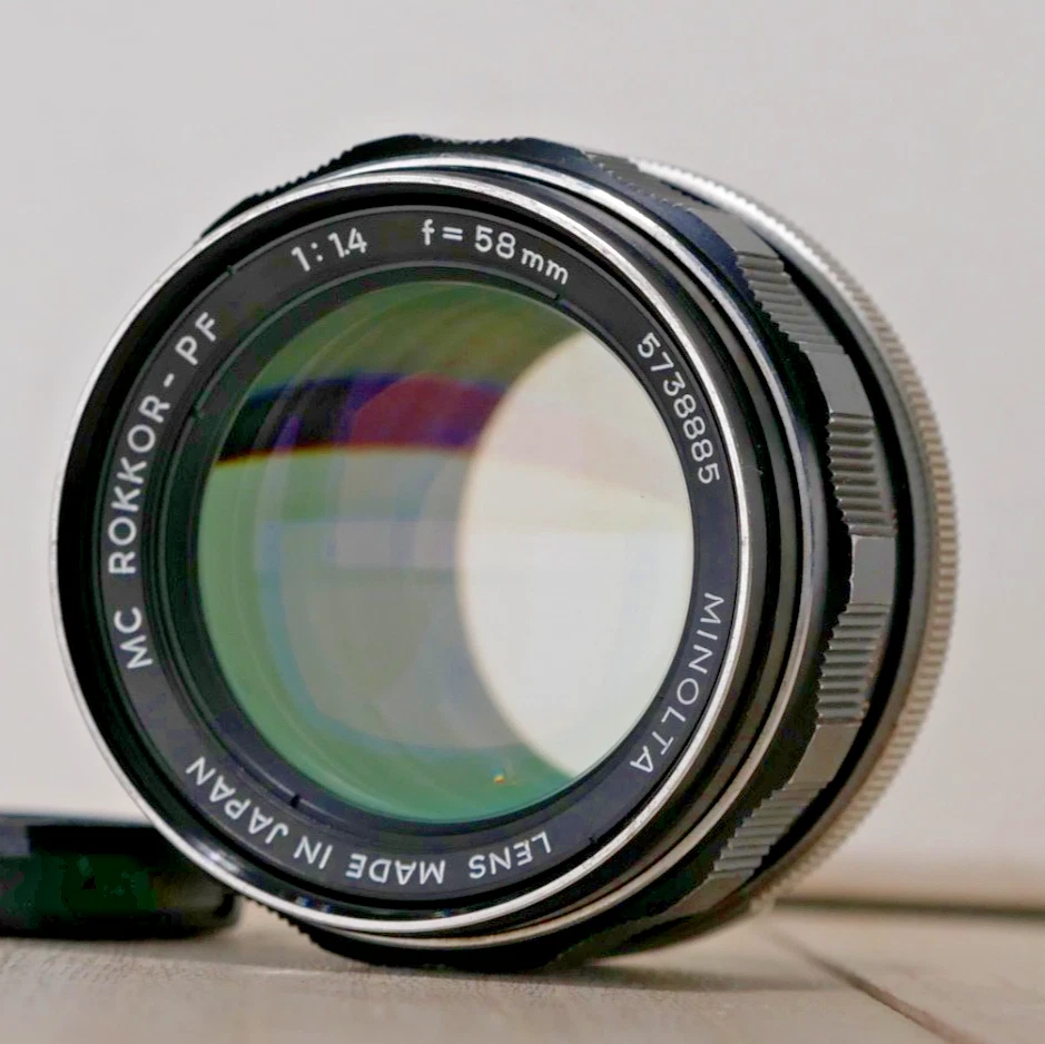 Minolta Rokkor PF 58mm Focal f/1.4 Camera Lenses for sale | eBay Minolta Rokkor PF 58mm Focal f/1.4 Camera Lenses for sale | eBay
